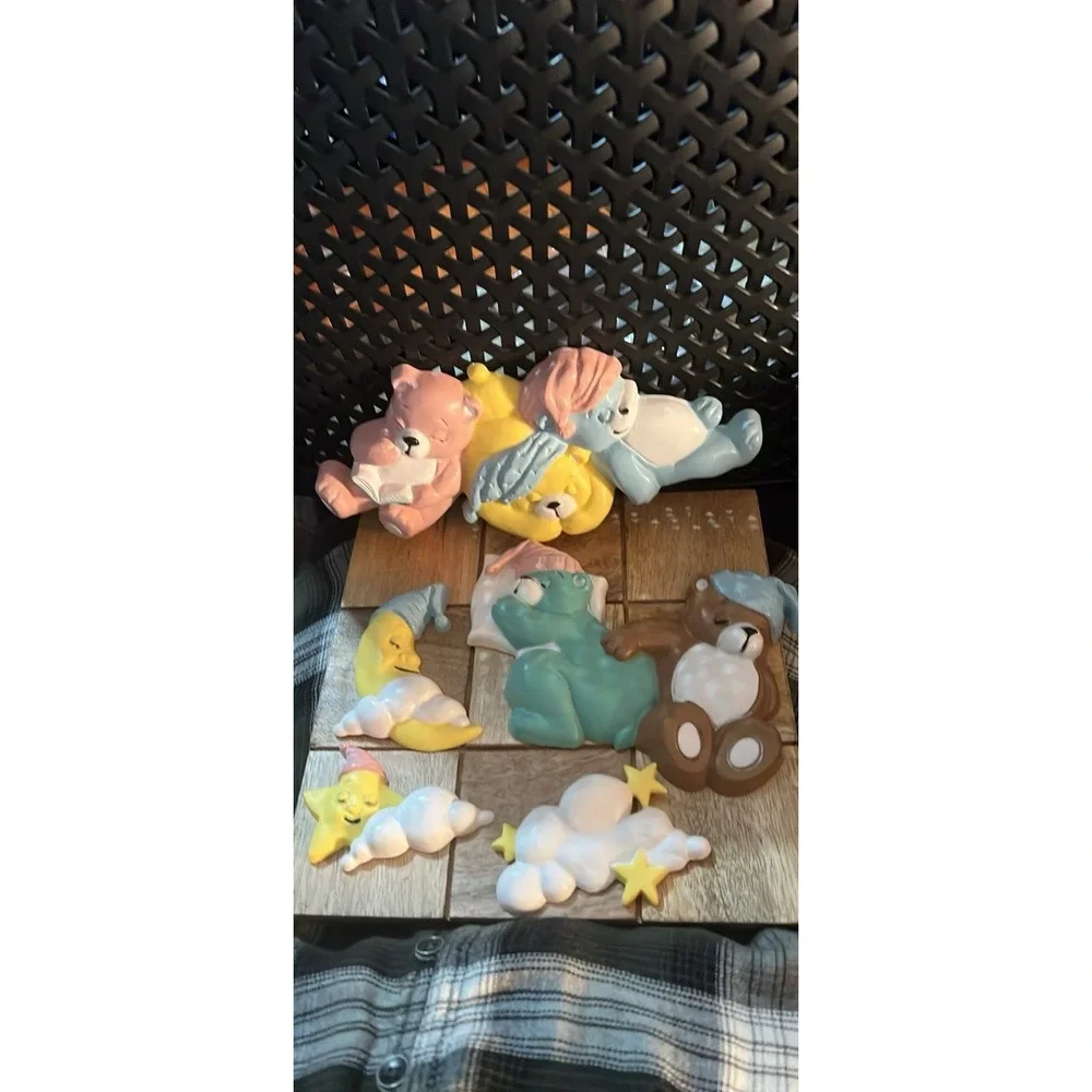Burwood Pastel Bears Vintage Wall Plaques | 8